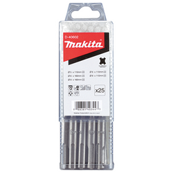 MAKITA D-40602 SDS-Plus concrete drill bit 25pcs/set
