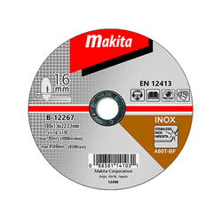 Đá cắt mỏng 180x1.6x22 MAKITA B-12267
