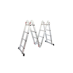 Oshima T4D-3 4-section aluminum folding ladder (4x3)
