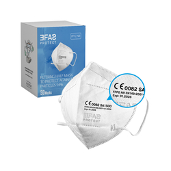 Khẩu trang trắng EFAS FFP2 SA1500 không van (50 cái/ hộp)