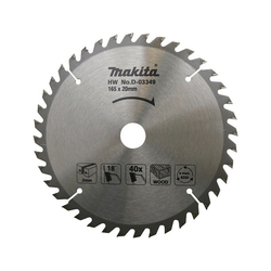 Alloy saw blade 165x20mm 40T MAKITA D-03349