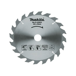 Lưỡi cưa hợp kim 235x30mm 20T MAKITA D-03925