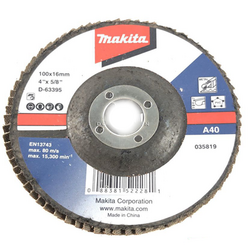 Đĩa nhám xếp A40 100x16mm MAKITA D-63395