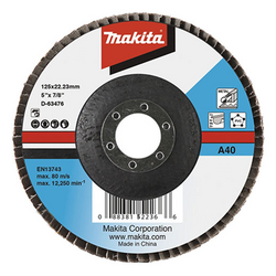 Đĩa nhám xếp sợi thủy tinh 125x22.23mm MAKITA D-63476