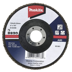 Fiberglass flap disc 125x22.23mm MAKITA D-63498