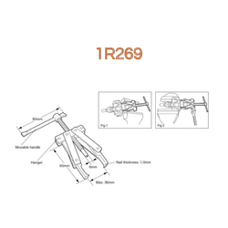 Cần riết lực có đồng hồ MAKITA 1R269