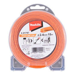 Grass cutting wire 2.4mm x 15m MAKITA E-01797 (orange)