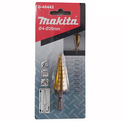 NZ Step Drill Bit 4x20mm MAKITA D-46442 Yellow