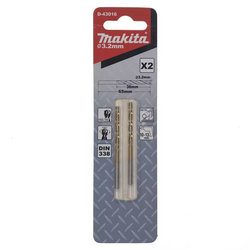 HSS-TiN 3.2mm Metal Drill Bit MAKITA D-43016 2pcs