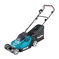 380mm 18Vx2 Makita DLM382CM2 battery push lawn mower