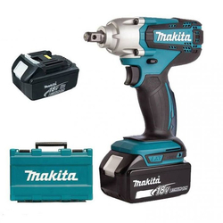 Bộ máy siết bu lông pin 18V/3.0Ah Makita DTW300FJX4 kèm phụ kiện