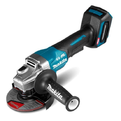 Makita GA027GM201 40V 100mm angle grinder with squeeze switch