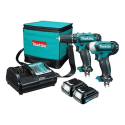Makita CLX210SX1 12V/1.5Ah Cordless Drill and Screwdriver Set