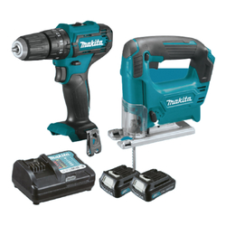 Bộ máy cưa lọng và khoan pin 12V/1.5Ah Makita CLX230X1