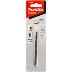 Mũi khoan kim loại HSS-R (4.8x86mm) MAKITA D-38392 (1cái)