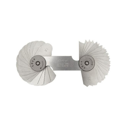 Dưỡng đo bán kính 1-7mm Mitutoyo 186-105 (34 lá)