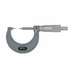 Panme cơ đầu nhọn 0-25mm Mitutoyo 112-153 loại 15°