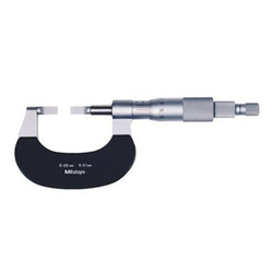 Panme cơ đo rãnh 0-25mm Mitutoyo 122-141 kiểu D đầu dẹt