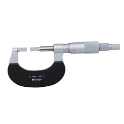 Panme cơ đo rãnh 0-25mm Mitutoyo 122-161 kiểu C đầu dẹt