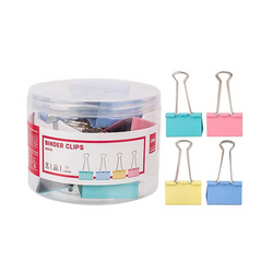Kẹp bướm màu 51mm Deli 8551 (12 cái)