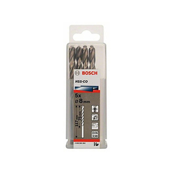 Hộp mũi khoan Inox HSS-Co 8mm BOSCH 2608585894 (5 chi tiết)