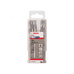 Box of 10 HSS-G 6.2mm iron drill bits BOSCH 2608595067