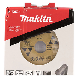Lưỡi cắt kim cương MAKITA D-42531 105mm vàng