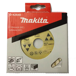 Lưỡi cắt kim cương MAKITA D-42640 110mm vàng