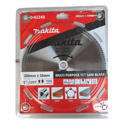 Lưỡi cưa đa góc 260x30x120T MAKITA D-62240
