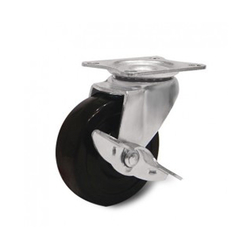 Ethos 164 ROA 065 P42 light duty swivel wheel 160 series with brakes