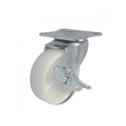 Ethos 174 NOA 050 P42 Series 170 Light Duty Nylon Swivel Wheel with Brake