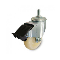 Nylon wheel series 250 medium load spindle with brake Ethos 253NIY125T10/T06