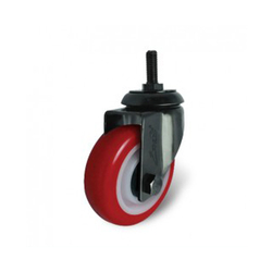 PU plastic wheel series 260 medium load swivel shaft Ethos 261/271URY075T12
