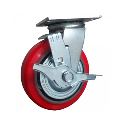 PU wheel series 470 heavy load spindle with brake Ethos 5050SBK/PCI