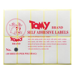 Decal Tomy A5 No. 121 36x77mm, 10 miếng nhỏ