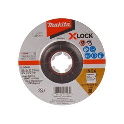 Đá mài cho inox (X-Lock 125x6x22.23/WA36N) MAKITA E-00402