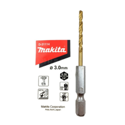 Mũi khoan kim loại HSS-TiN 3x81mm MAKITA D-31114