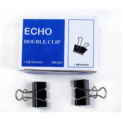 SLECHO 41mm Butterfly Clips Black (12 pcs)