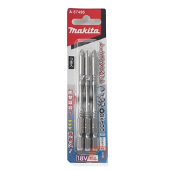 Torsion screwdriver bits PH2-100mm MAKITA A-57495 3pcs