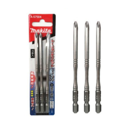Torsion screwdriver bits PH2-120mm MAKITA A-57504 3pcs