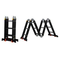 Kachi MK239 4-section 12-step multi-function folding aluminum ladder