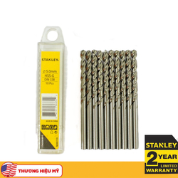Hộp mũi khoan sắt 5.0mm Stanley STA50069B10