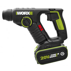 Máy khoan búa dùng pin 20V Worx WU380 kèm 2 pin 1 sạc
