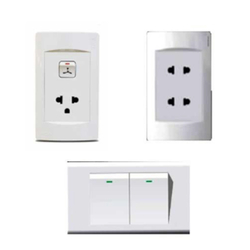 Single MCB face and single white border type M LiOA SE9221M