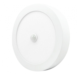 Motion Sensor 18W MPE SRPL-18T/MS Round LED Panel Downlight, White Light