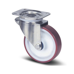 PU wheel 8470 series medium load swivel Tente 8470UAD100P62