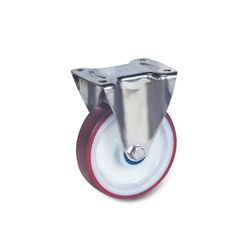 Bánh xe PU dòng 8470 tải trọng trung bình trục cố định Tente 8478UAD100P62
