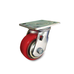 Bánh xe PU dòng 40 tải trọng trung bình trục xoay Kyung Chang 4060S A1 PC
