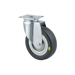 Bánh xe cao su chống tĩnh điện tải trọng trung bình trục xoay Tente 2470DYK125P50