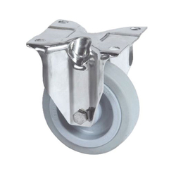 Bánh xe cao su dòng 8470 tải trọng nặng trục cố định Tente 8478UFD125P62